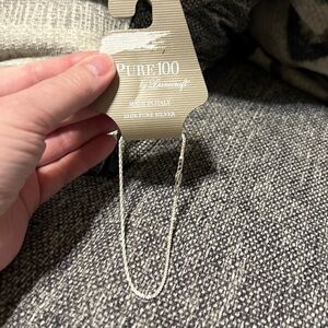 NWT Pure 100 by Danecraft Sterling Silver Bracelet